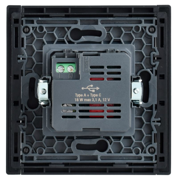 купить Фортепиано сталь механизм USB A+C скрытая 2-ая 18Вт в Ухте Фортепиано сталь механизм USB A+C скрытая 2-ая 18Вт
