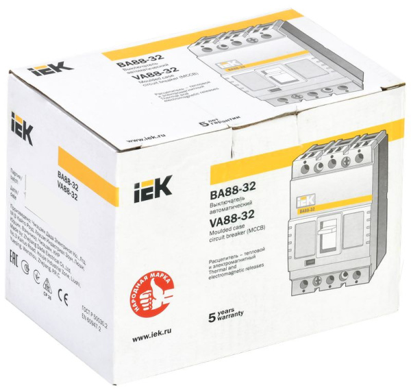 Автомат 3Р 125А 25кА ВА88-32 IEK 