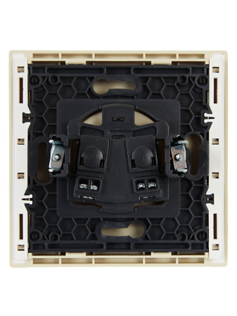 купить Фортепиано ваниль розетка скрытая 1-мест IP20  в Ухте Фортепиано ваниль розетка скрытая 1-мест IP20