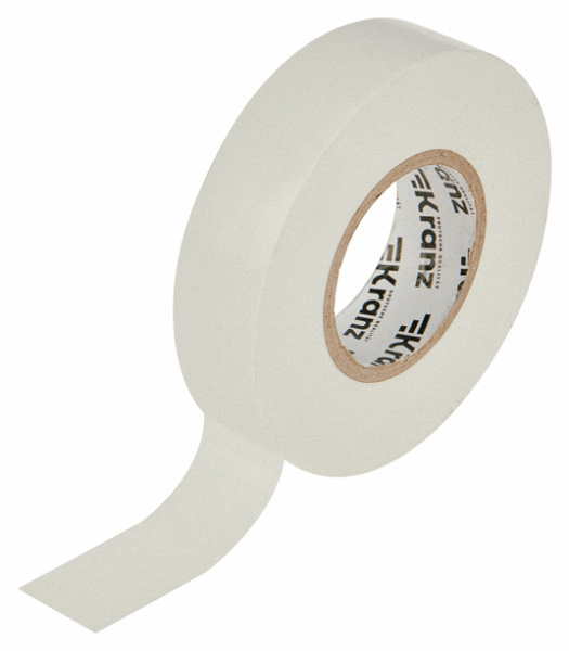 Изолента ПВХ 19мм*20м белый Kranz 