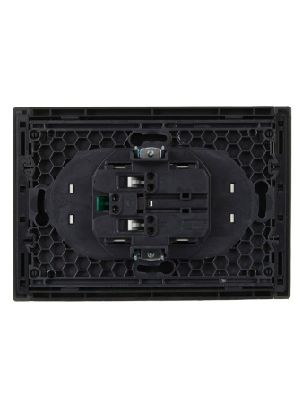 купить Фортепиано серый розетка скрытая 2-мест заземление шторки IP20  в Ухте Фортепиано серый розетка скрытая 2-мест заземление шторки IP20