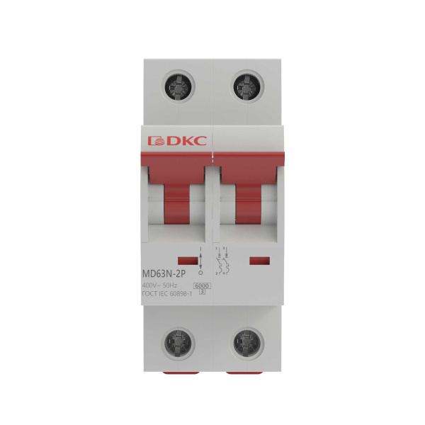 Автомат 2Р 16А C 6кА MD63N DKC YON max 