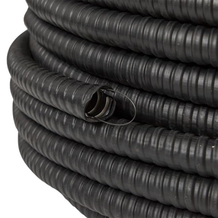 купить Металлорукав 15мм ПВХ IP65 PЗ-ЦП-НГ с протяжкой EKF 50м в Ухте Металлорукав 15мм ПВХ IP65 PЗ-ЦП-НГ с протяжкой EKF 50м