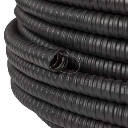 купить Металлорукав 15мм ПВХ IP65 PЗ-ЦП-НГ с протяжкой EKF 50м в Ухте Металлорукав 15мм ПВХ IP65 PЗ-ЦП-НГ с протяжкой EKF 50м