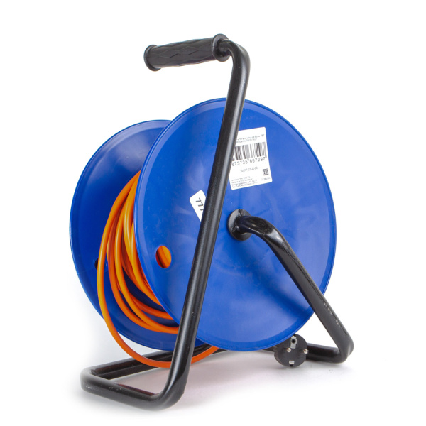 купить Удлинитель 4-мест 20м ПВС 3*1 оранжевый катушка IP20 PlexUp  в Ухте Удлинитель 4-мест 20м ПВС 3*1 оранжевый катушка IP20 PlexUp