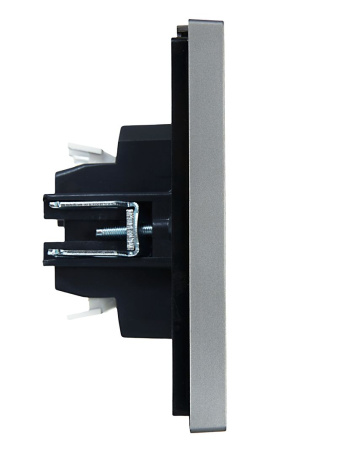 Фортепиано сталь переключатель 2кл скрытая 10А IP20 