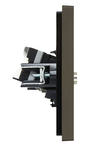купить Фортепиано серый механизм RJ45+TV скрытая 2-ая  в Ухте Фортепиано серый механизм RJ45+TV скрытая 2-ая
