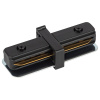 Соединитель " I " для однофазного трека черный Jazzway