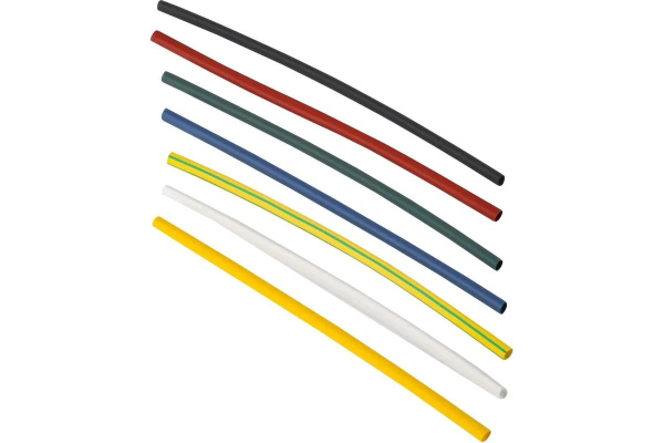 купить Трубка ТУТ 2/1мм разноцветный 0,1м 21шт набор в Ухте Трубка ТУТ 2/1мм разноцветный 0,1м 21шт набор