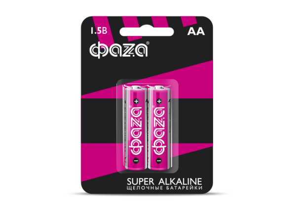 купить Батарейка AA(пальчик) алкалиновая BL2 ФАZA Super в Ухте Батарейка AA(пальчик) алкалиновая BL2 ФАZA Super