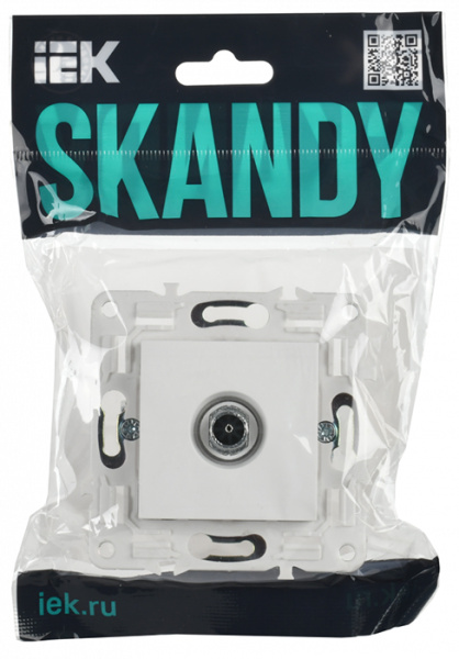купить SKANDY Роз. TV оконечная SK-A12W арк. бел. IEK в Ухте SKANDY Роз. TV оконечная SK-A12W арк. бел. IEK