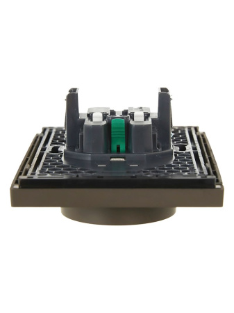 купить Фортепиано серый розетка скрытая 2-мест заземление шторки IP20  в Ухте Фортепиано серый розетка скрытая 2-мест заземление шторки IP20