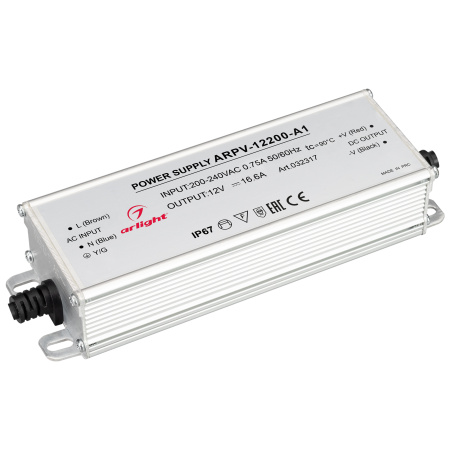 Блок питания 12В 200Вт IP67 Arlight