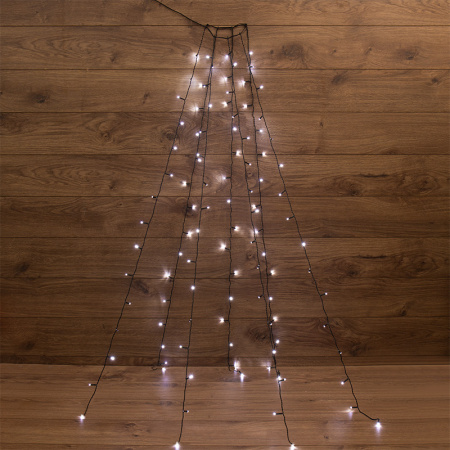 купить Гирлянда нить 1,5м белый 105свд с контроллером IP20 зеленый провод 8 режимов в Ухте Гирлянда нить 1,5м белый 105свд с контроллером IP20 зеленый провод 8 режимов