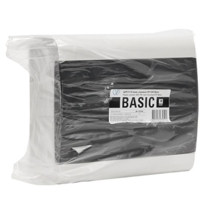 Бокс 10мод навесной белый чёрная дверь IP41 ЩРН-П EKF Basic