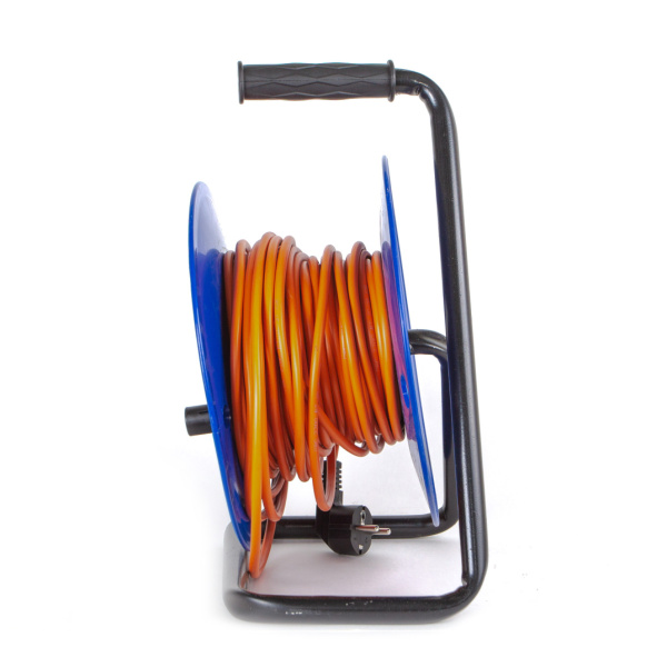 купить Удлинитель 4-мест 20м ПВС 3*1 оранжевый катушка IP20 PlexUp  в Ухте Удлинитель 4-мест 20м ПВС 3*1 оранжевый катушка IP20 PlexUp