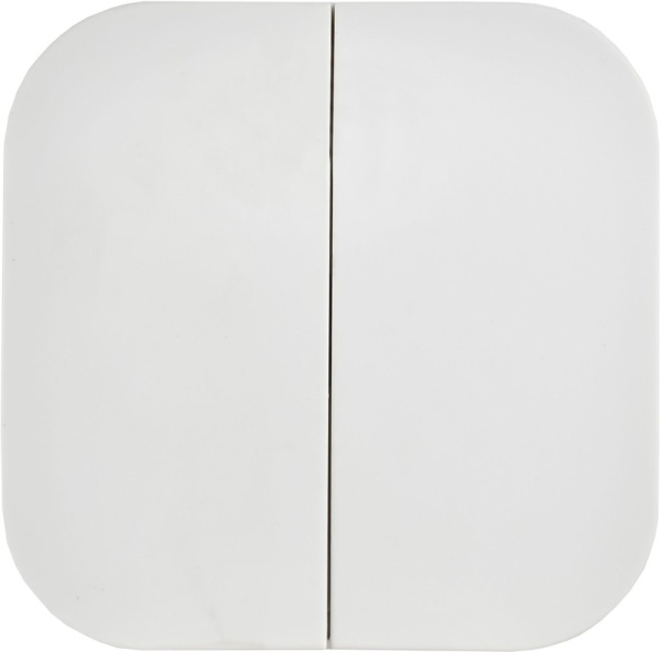 Глори белый выключатель 2кл открытая 10А IP20  