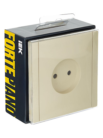 купить Фортепиано ваниль розетка скрытая 1-мест IP20  в Ухте Фортепиано ваниль розетка скрытая 1-мест IP20