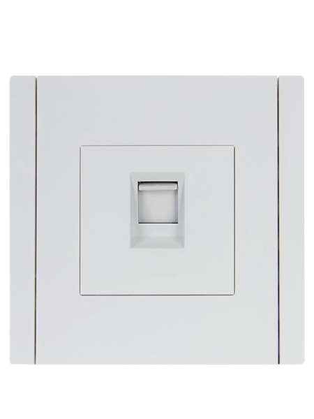 купить Фортепиано белый механизм RJ45 скрытая 1-ая кат.5е в Ухте Фортепиано белый механизм RJ45 скрытая 1-ая кат.5е