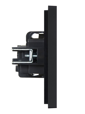 купить Фортепиано черный механизм розетки скрытая 1-мест заземление шторки IP20  в Ухте Фортепиано черный механизм розетки скрытая 1-мест заземление шторки IP20