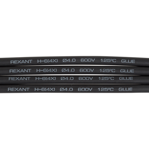 купить Трубка ТУТ 4/1мм черный 1м с клеем (4:1) в Ухте Трубка ТУТ 4/1мм черный 1м с клеем (4:1)