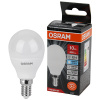 купить Лампа шар свд Е14 10Вт 6500К 800лм P45 матовый Osram LED Value black в Ухте Лампа шар свд Е14 10Вт 6500К 800лм P45 матовый Osram LED Value black