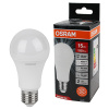 купить Лампа светодиодная 220В Е27 15Вт 4000К 1200лм стандарт A60 матовая Osram LED Value black аналог 707110,707111 в Ухте Лампа светодиодная 220В Е27 15Вт 4000К 1200лм стандарт A60 матовая Osram LED Value black аналог 707110,707111