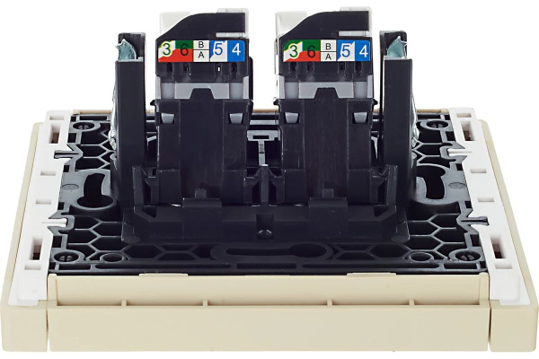 купить Фортепиано ваниль механизм RJ45 2x8(8) скрытая 2-ая  в Ухте Фортепиано ваниль механизм RJ45 2x8(8) скрытая 2-ая