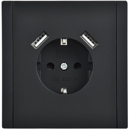 купить Фортепиано черный механизм розетки скрытая 1-мест заземление шторки USB IP20 3,1А в Ухте Фортепиано черный механизм розетки скрытая 1-мест заземление шторки USB IP20 3,1А