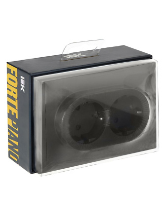 купить Фортепиано серый розетка скрытая 2-мест заземление шторки IP20  в Ухте Фортепиано серый розетка скрытая 2-мест заземление шторки IP20