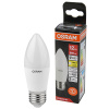 купить Лампа свеча свд Е27 12Вт 3000К 960лм B39 матовая Osram LED Value black в Ухте Лампа свеча свд Е27 12Вт 3000К 960лм B39 матовая Osram LED Value black