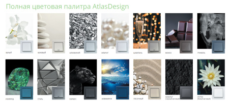 AtlasDesign белый механизм розетки скрытая 1-мест заземление с крышкой шторки быстрозажим. клем. IP20 