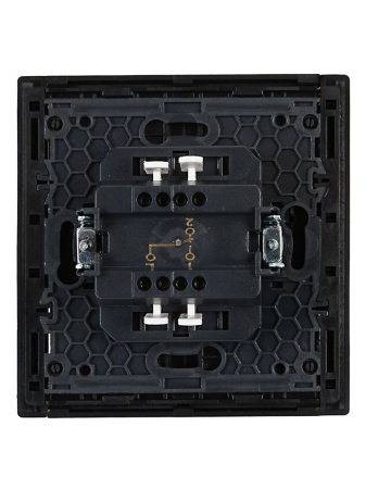 Фортепиано черный переключатель 1кл скрытая 10А IP20 