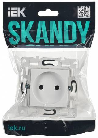купить SKANDY Роз. без з/к/ш 10А SK-R02W арк. бел. IEK в Ухте SKANDY Роз. без з/к/ш 10А SK-R02W арк. бел. IEK