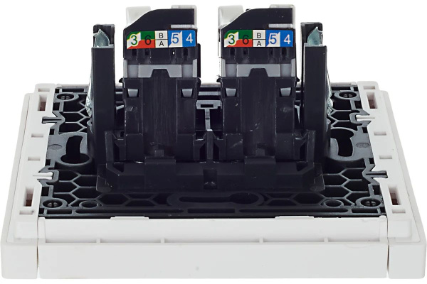 купить Фортепиано белый механизм RJ45 2x8(8) скрытая 2-ая кат.5е в Ухте Фортепиано белый механизм RJ45 2x8(8) скрытая 2-ая кат.5е