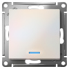 AtlasDesign жемчуг выключатель 1кл с подсветкой скрытая 10А IP20 