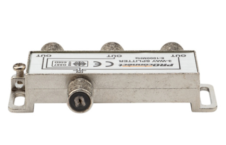 купить Делитель TVх3 5-1000МГц +4F-разъема в Ухте Делитель TVх3 5-1000МГц +4F-разъема