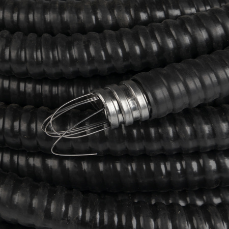 купить Металлорукав 15мм ПВХ IP65 PЗ-ЦП-НГ с протяжкой EKF 50м в Ухте Металлорукав 15мм ПВХ IP65 PЗ-ЦП-НГ с протяжкой EKF 50м