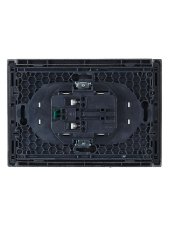 купить Фортепиано сталь розетка скрытая 2-мест заземление быстрозажим. клем. IP20  в Ухте Фортепиано сталь розетка скрытая 2-мест заземление быстрозажим. клем. IP20