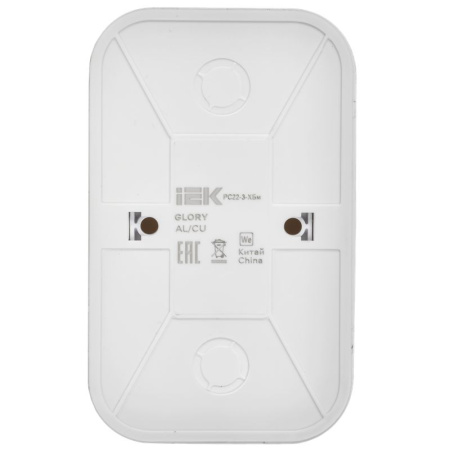 купить Глори белый розетка открытая 2-мест заземление IP20  в Ухте Глори белый розетка открытая 2-мест заземление IP20