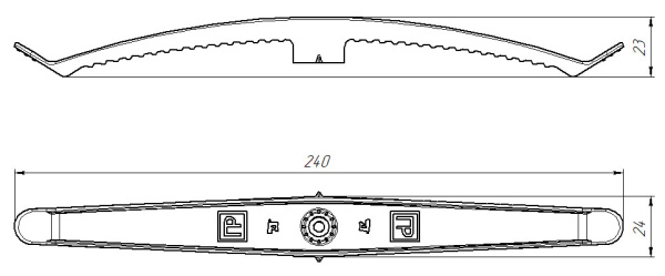 купить Держатель кабеля двусторонний 0-10мм пластик черный ПРОМРУКАВ 20шт/уп в Ухте Держатель кабеля двусторонний 0-10мм пластик черный ПРОМРУКАВ 20шт/уп