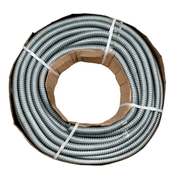 купить Металлорукав 25мм сталь IP00 Р3-ЦХ с протяжкой EKF  в Ухте Металлорукав 25мм сталь IP00 Р3-ЦХ с протяжкой EKF