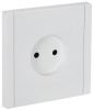 Фортепиано белый розетка скрытая 1-мест IP20 