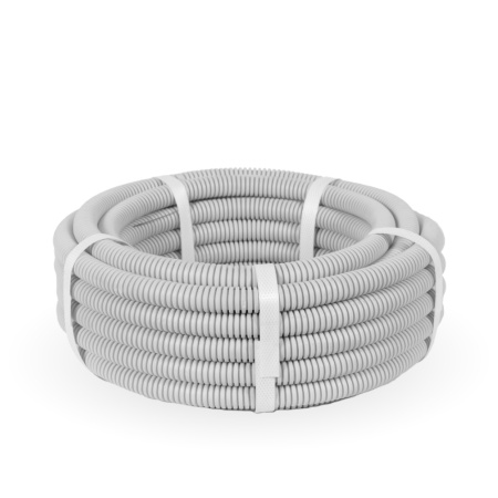 купить Труба гофра 16мм ПВХ 10м серый ПРОМРУКАВ с протяжкой  в Ухте Труба гофра 16мм ПВХ 10м серый ПРОМРУКАВ с протяжкой