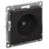 AtlasDesign карбон розетка скрытая 1-мест IP20 