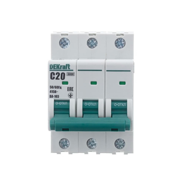 Автомат 3Р 20А C 6кА ВА-103 Schneider Electric