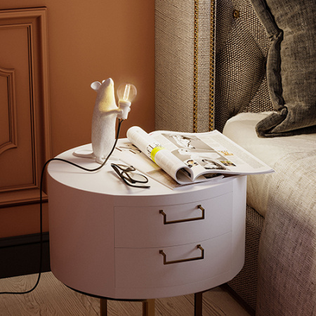 Лампа шар свд Е27 12Вт 4100К 750лм G45 прозрачный филамент Gauss 