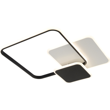 купить Светильник потолочный (люстра) свд 110Вт 3000К-6000К 8250лм белый/черный пульт диммер  в Ухте Светильник потолочный (люстра) свд 110Вт 3000К-6000К 8250лм белый/черный пульт диммер