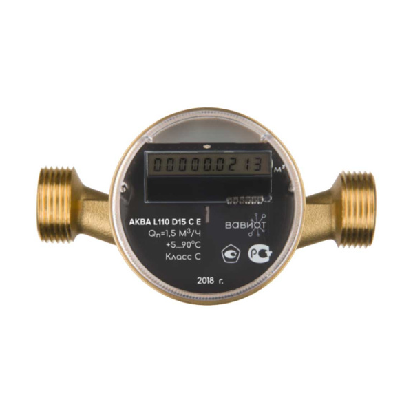 купить Счетчик воды АКВА L110D15BE в Ухте Счетчик воды АКВА L110D15BE