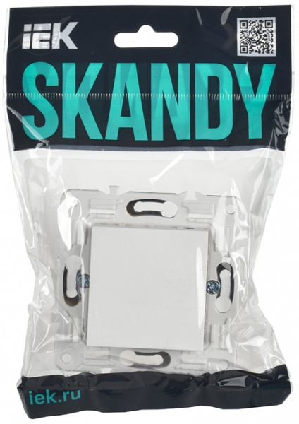 купить SKANDY Заглушка с суппортом SK-C01W арк. бел. IEK в Ухте SKANDY Заглушка с суппортом SK-C01W арк. бел. IEK
